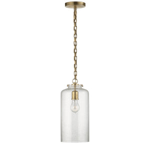 Visual Comfort Signature - TOB 5226HAB/G3-SG - One Light Pendant - Katie Cylider - Hand-Rubbed Antique Brass