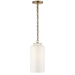 Visual Comfort Signature - TOB 5226HAB/G3-WG - One Light Pendant - Katie Cylider - Hand-Rubbed Antique Brass