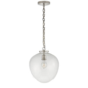 Visual Comfort Signature - TOB 5226PN/G2-CG - One Light Pendant - Katie Acorn - Polished Nickel