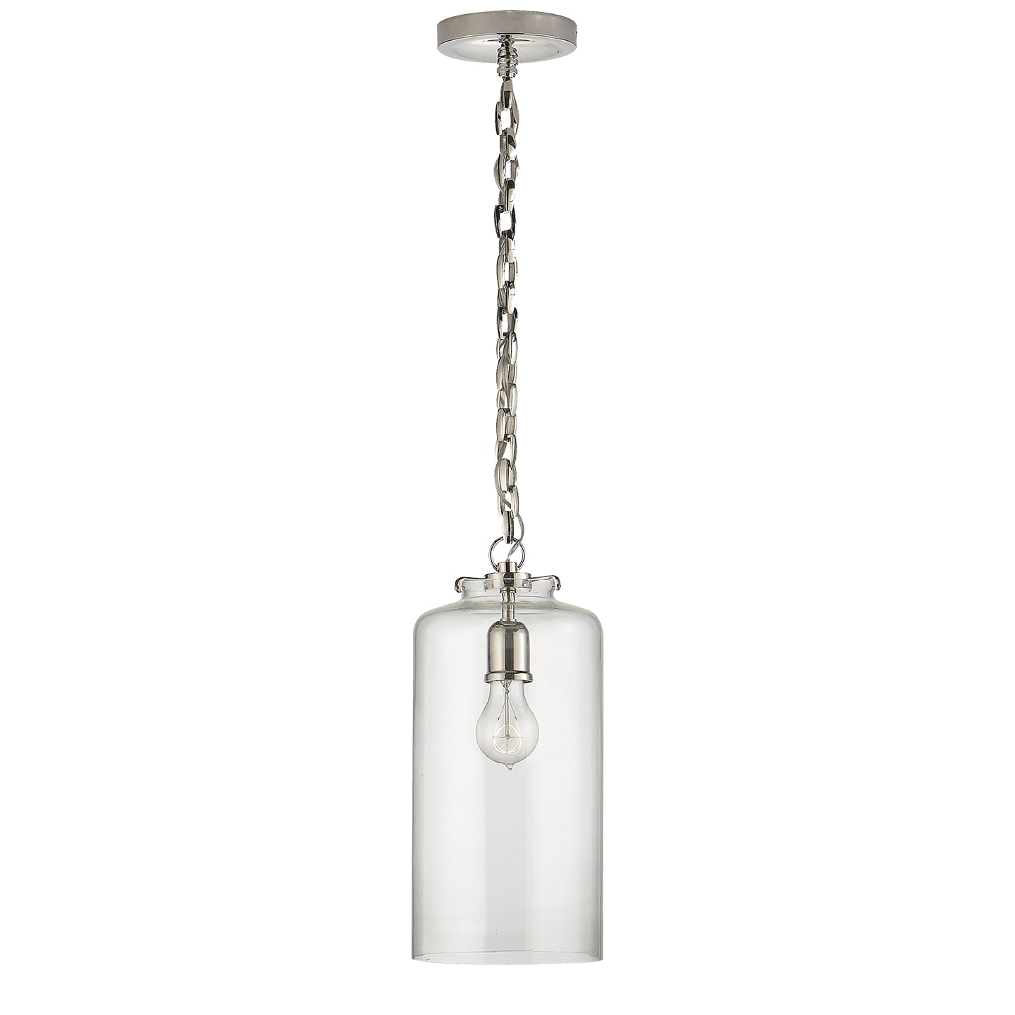 Visual Comfort Signature - TOB 5226PN/G3-CG - One Light Pendant - Katie Cylider - Polished Nickel