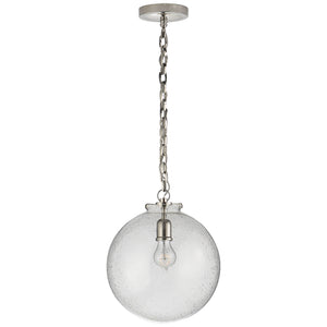 Visual Comfort Signature - TOB 5226PN/G4-SG - One Light Pendant - Katie Globe - Polished Nickel