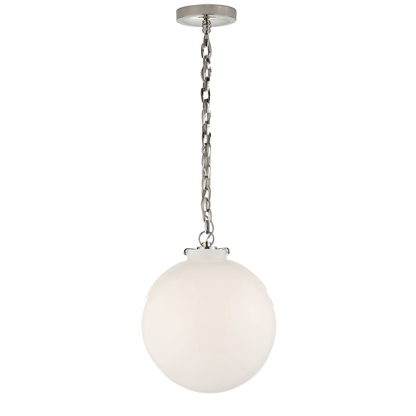 Visual Comfort Signature - TOB 5226PN/G4-WG - One Light Pendant - Katie Globe - Polished Nickel