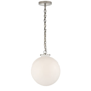 Visual Comfort Signature - TOB 5226PN/G4-WG - One Light Pendant - Katie Globe - Polished Nickel