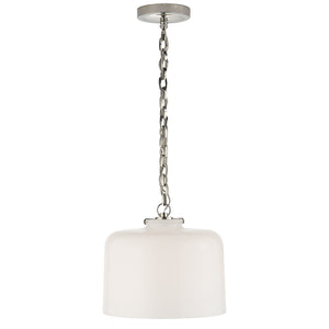Visual Comfort Signature - TOB 5226PN/G5-WG - One Light Pendant - Katie Dome - Polished Nickel