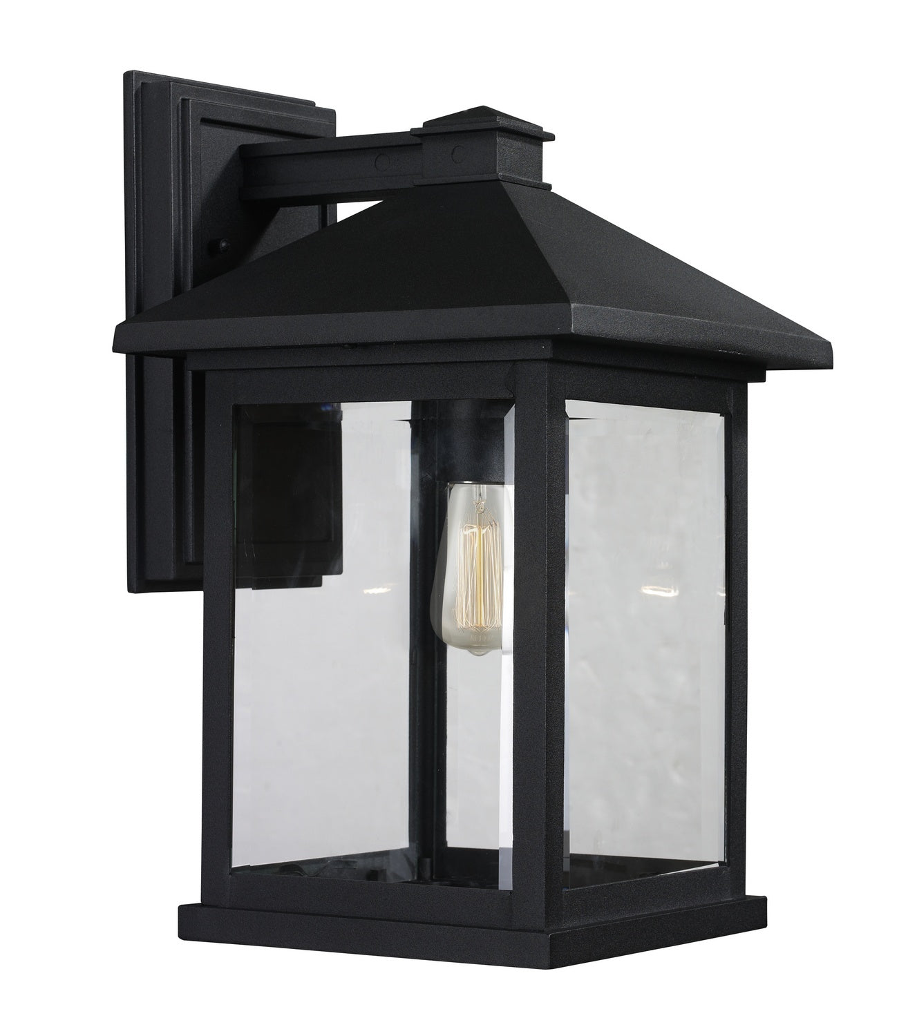 Z-Lite - 531B-BK - One Light Outdoor Wall Light - Portland - Black