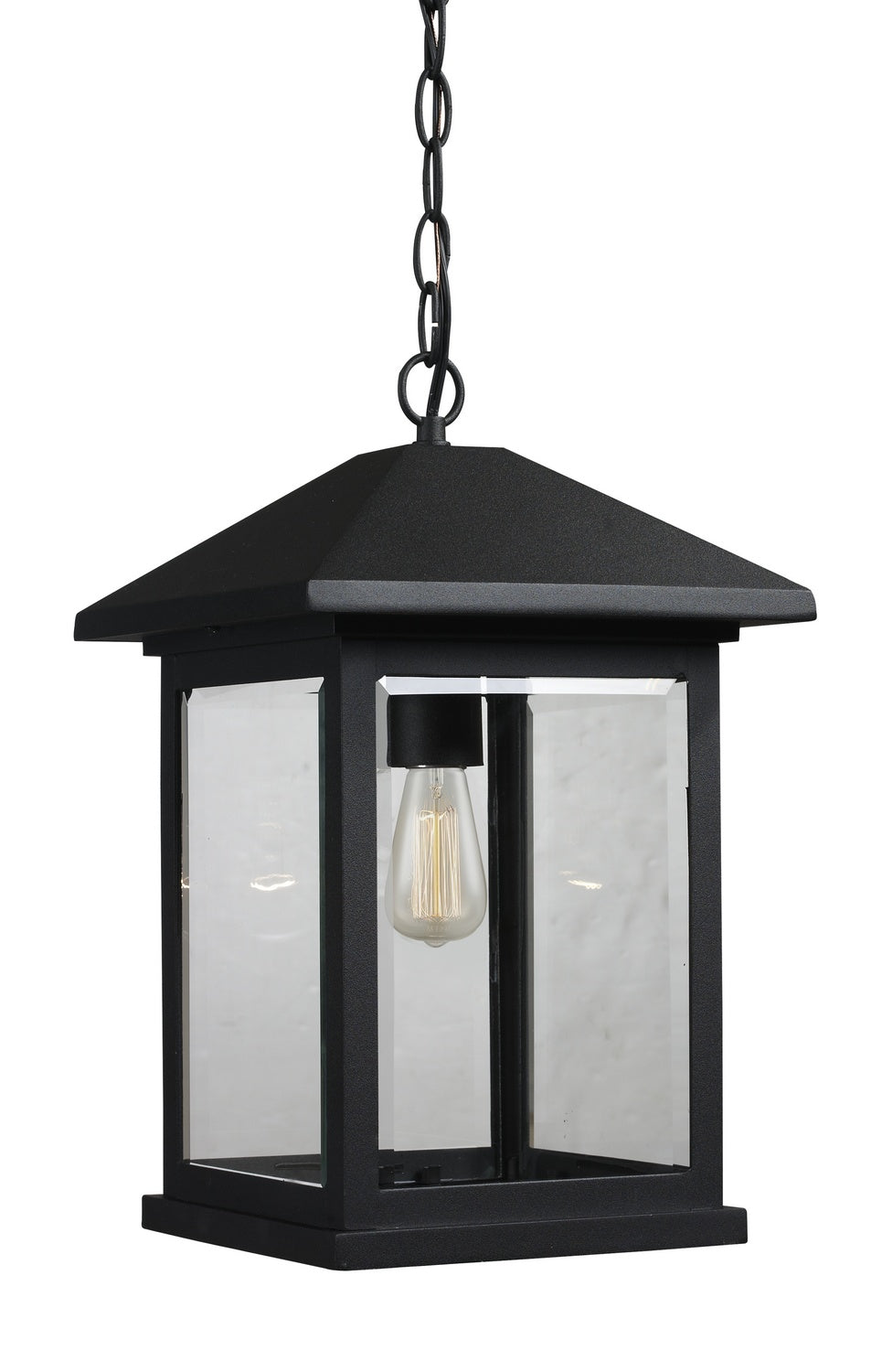 Z-Lite - 531CHB-BK - One Light Outdoor Chain Mount Ceiling Fixture - Portland - Black