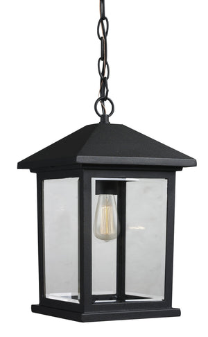 Z-Lite - 531CHM-BK - One Light Outdoor Chain Mount Ceiling Fixture - Portland - Black
