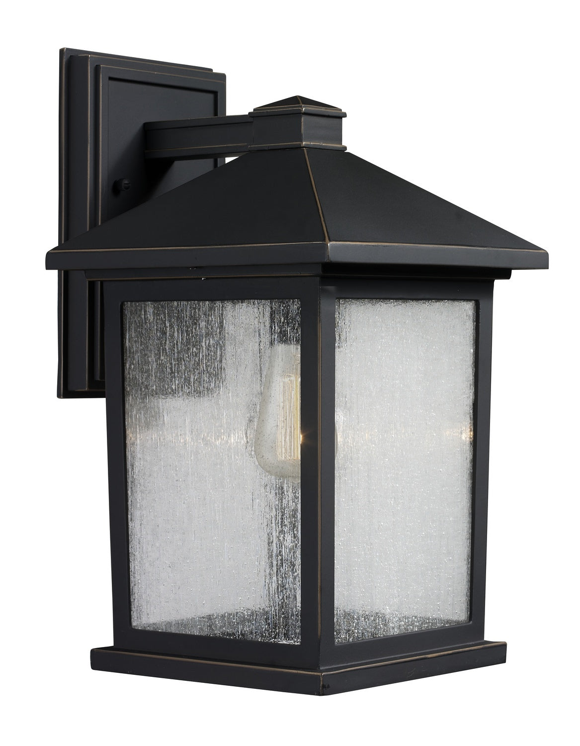 Z-Lite - 531M-ORB - One Light Outdoor Wall Light - Portland - Oil Rubbed Bronze