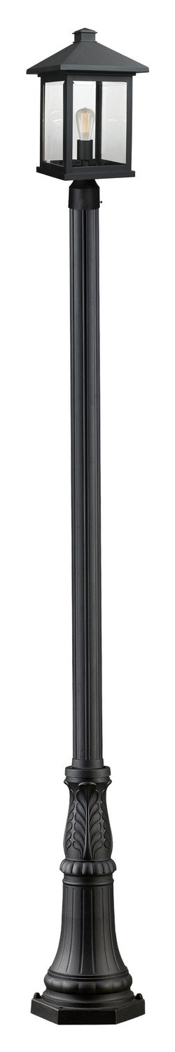 Z-Lite - 531PHBR-518P-BK - One Light Outdoor Post Mounted Fixture - Portland - Black