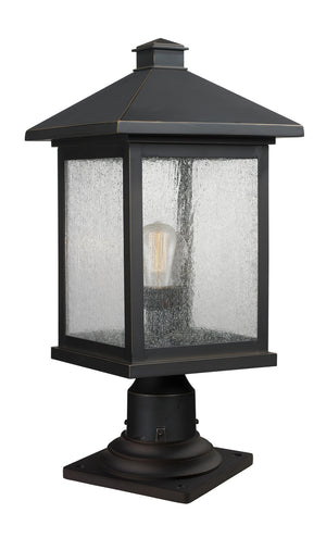 Z-Lite - 531PHBR-533PM-ORB - One Light Outdoor Pier Mount - Portland - Oil Rubbed Bronze