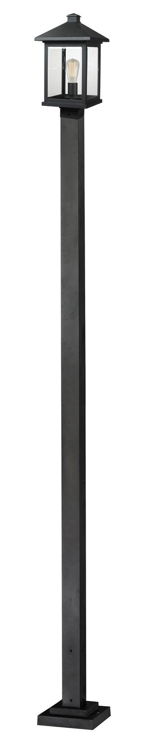 Z-Lite - 531PHBS-536P-BK - One Light Outdoor Post Mounted Fixture - Portland - Black