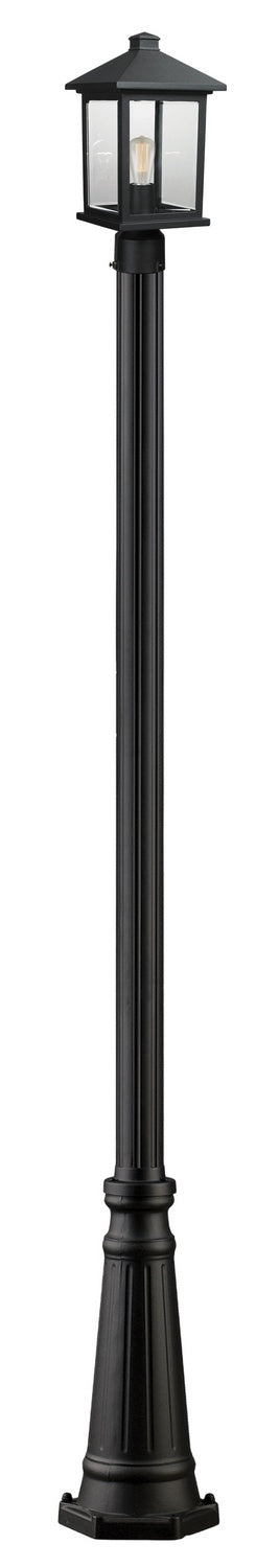 Z-Lite - 531PHMR-519P-BK - One Light Outdoor Post Mounted Fixture - Portland - Black