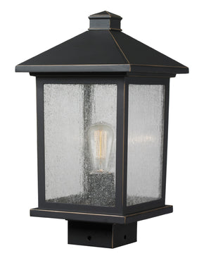 Z-Lite - 531PHMS-ORB - One Light Outdoor Post Mount Fixture - Portland - Oil Rubbed Bronze