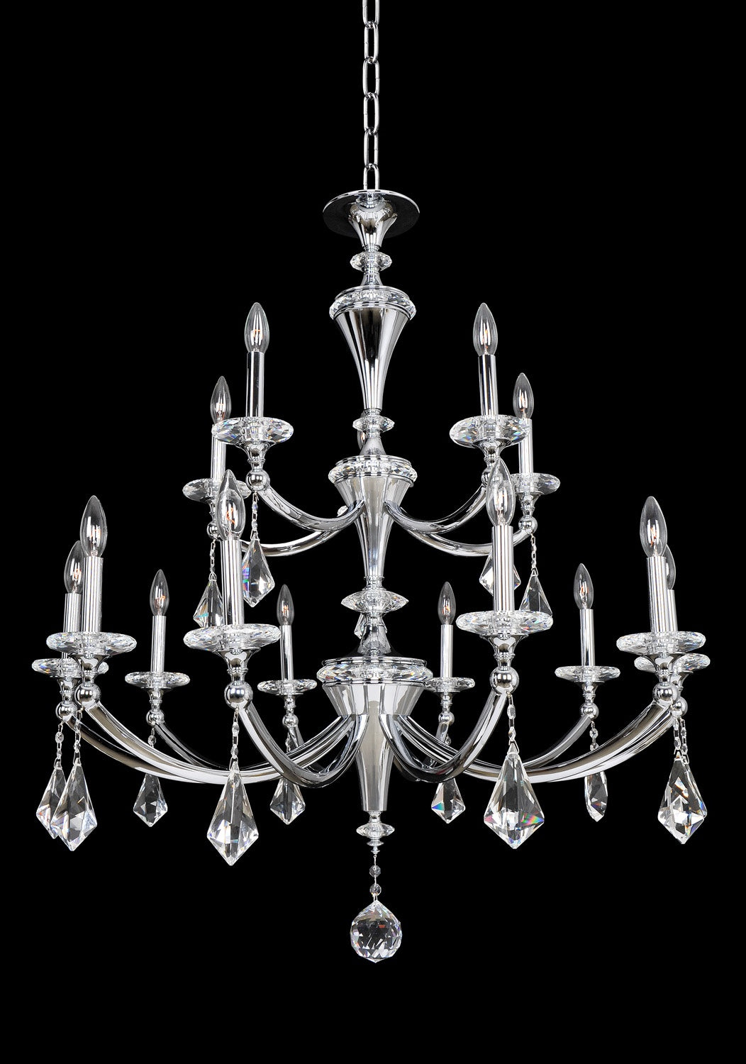 Allegri - 012173-010-FR001 - 15 Light Chandelier - Floridia - Chrome