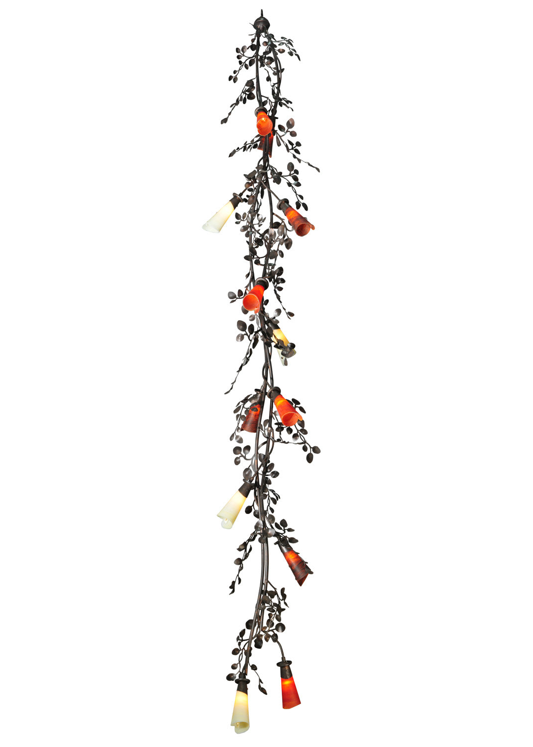 Meyda Tiffany - 127343 - 12 Light Chandelier - Vinca Vine - Copper Rust