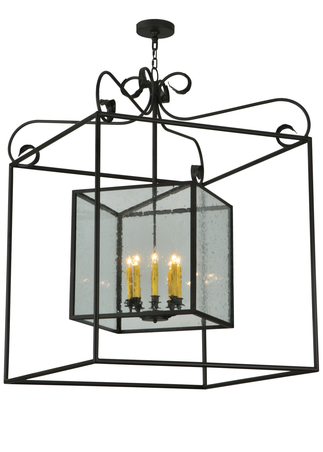 Meyda Tiffany - 127430 - Eight Light Pendant - Kitzi - Oil Rubbed Bronze