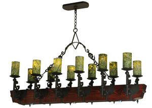 Meyda Tiffany - 127484 - 15 Light Chandelier - Tudor - Wrought Iron