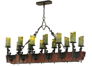 Meyda Tiffany - 127486 - 15 Light Chandelier - Tudor - Wrought Iron