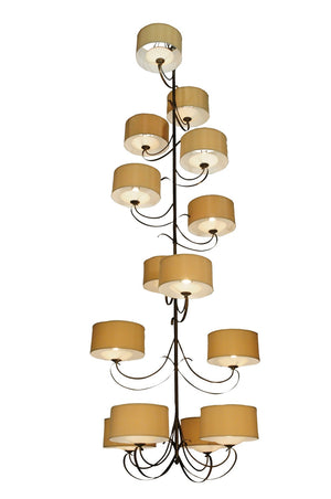 Meyda Tiffany - 127593 - 14 Light Chandelier - Sequoia - Antique Copper