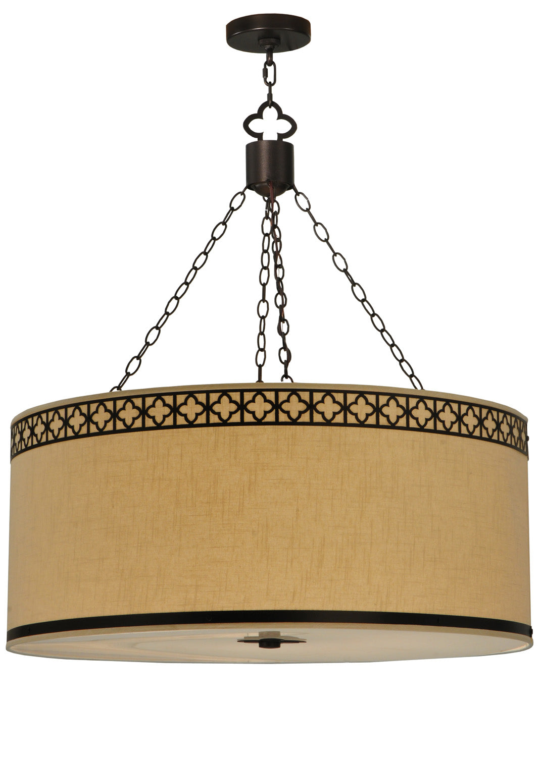 Meyda Tiffany - 128049 - Eight Light Pendant - Cilindro - Mahogany Bronze