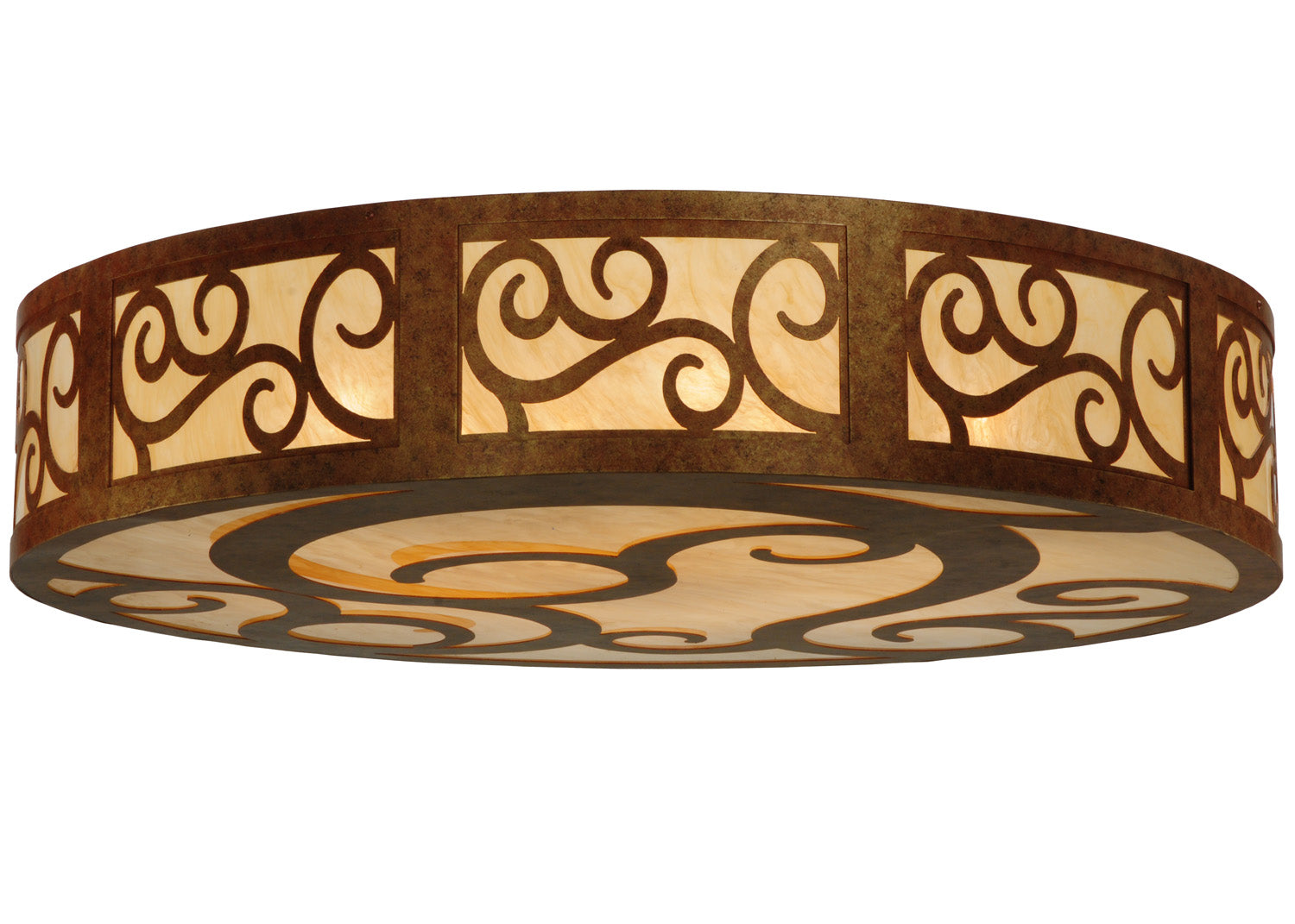 Meyda Tiffany - 128881 - 12 Light Flushmount - Dean - Autumn Leaf