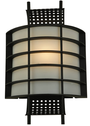 Meyda Tiffany - 129183 - One Light Wall Sconce - Agate - Black