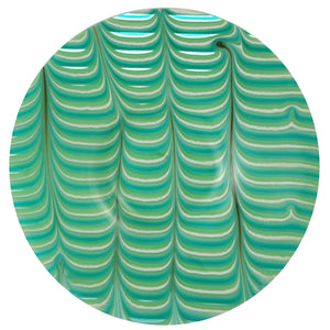 Meyda Tiffany - 129205 - Glass Plate - Metro Fusion - Lt Blue Spiaggia