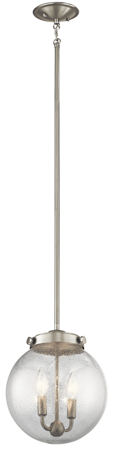 Kichler - 42588NI - Two Light Mini Pendant - Holbrook - Brushed Nickel