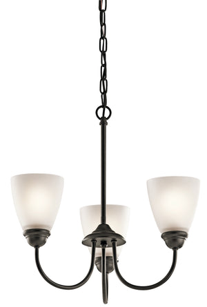 Kichler - 43637OZ - Three Light Mini Chandelier - Jolie - Olde Bronze