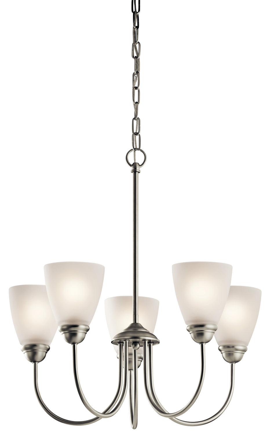 Kichler - 43638NI - Five Light Chandelier - Jolie - Brushed Nickel