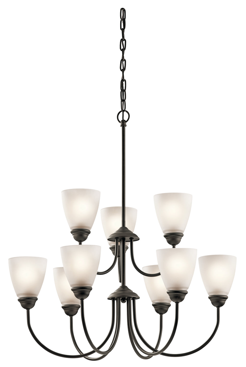 Kichler - 43639OZ - Nine Light Chandelier - Jolie - Olde Bronze