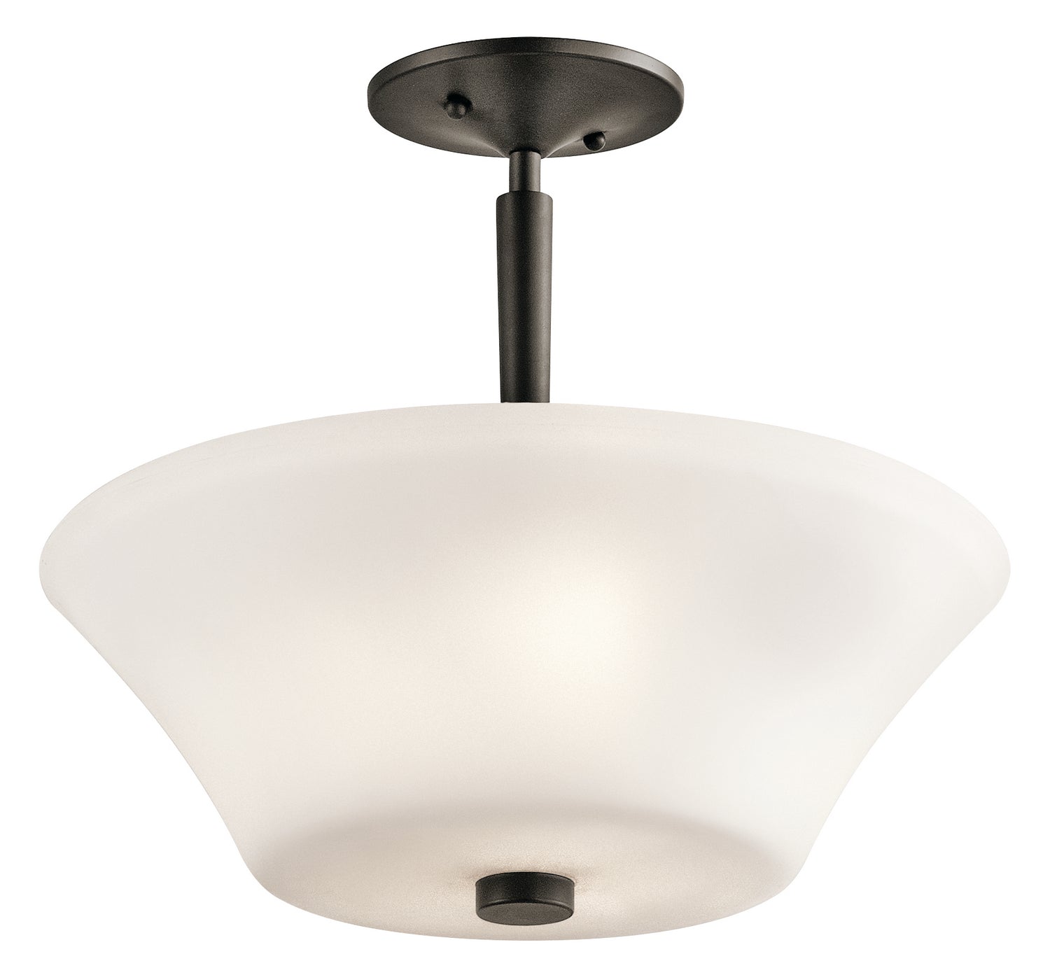 Kichler - 43669OZ - Three Light Semi Flush Mount - Aubrey - Olde Bronze