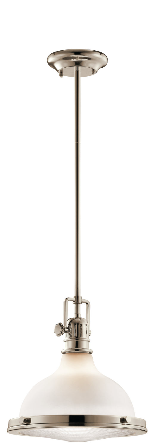 Kichler - 43765PN - One Light Pendant - Hatteras Bay - Polished Nickel