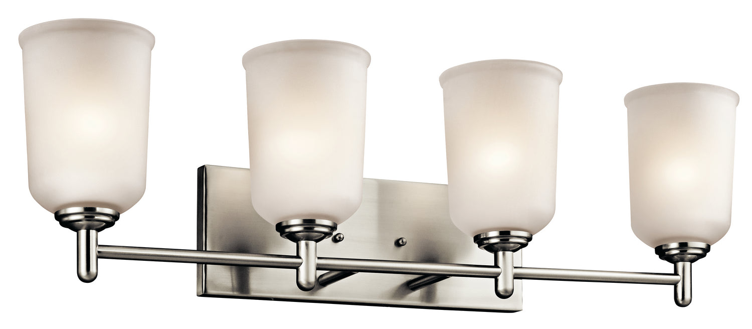 Kichler - 45575NI - Four Light Bath - Shailene - Brushed Nickel