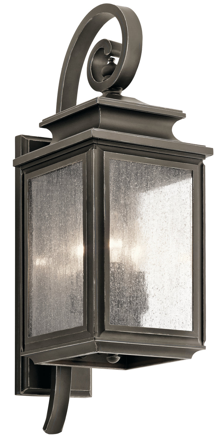 Kichler - 49502OZ - Three Light Outdoor Wall Mount - Wiscombe Park - Olde Bronze