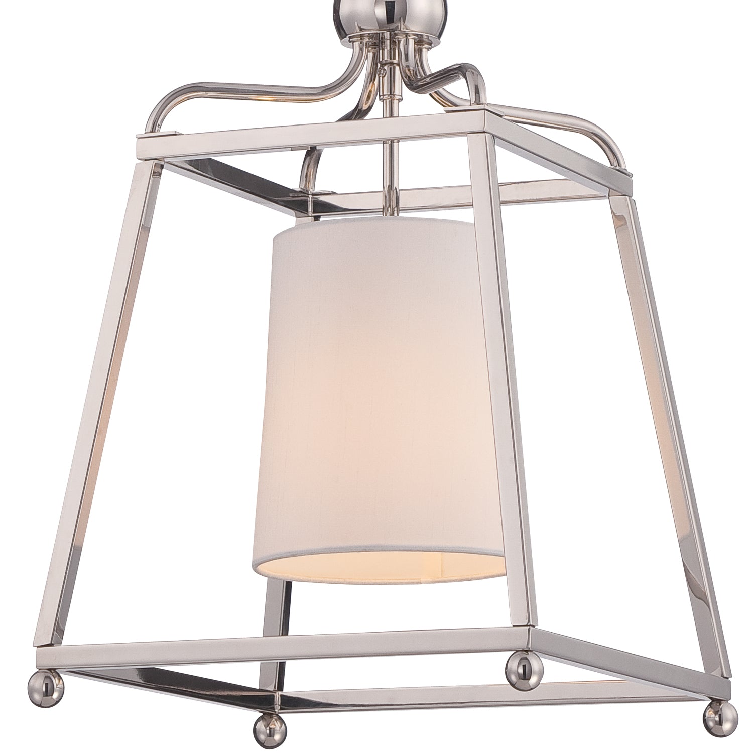 Crystorama - 2240-PN - One Light Pendant - Sylvan - Polished Nickel