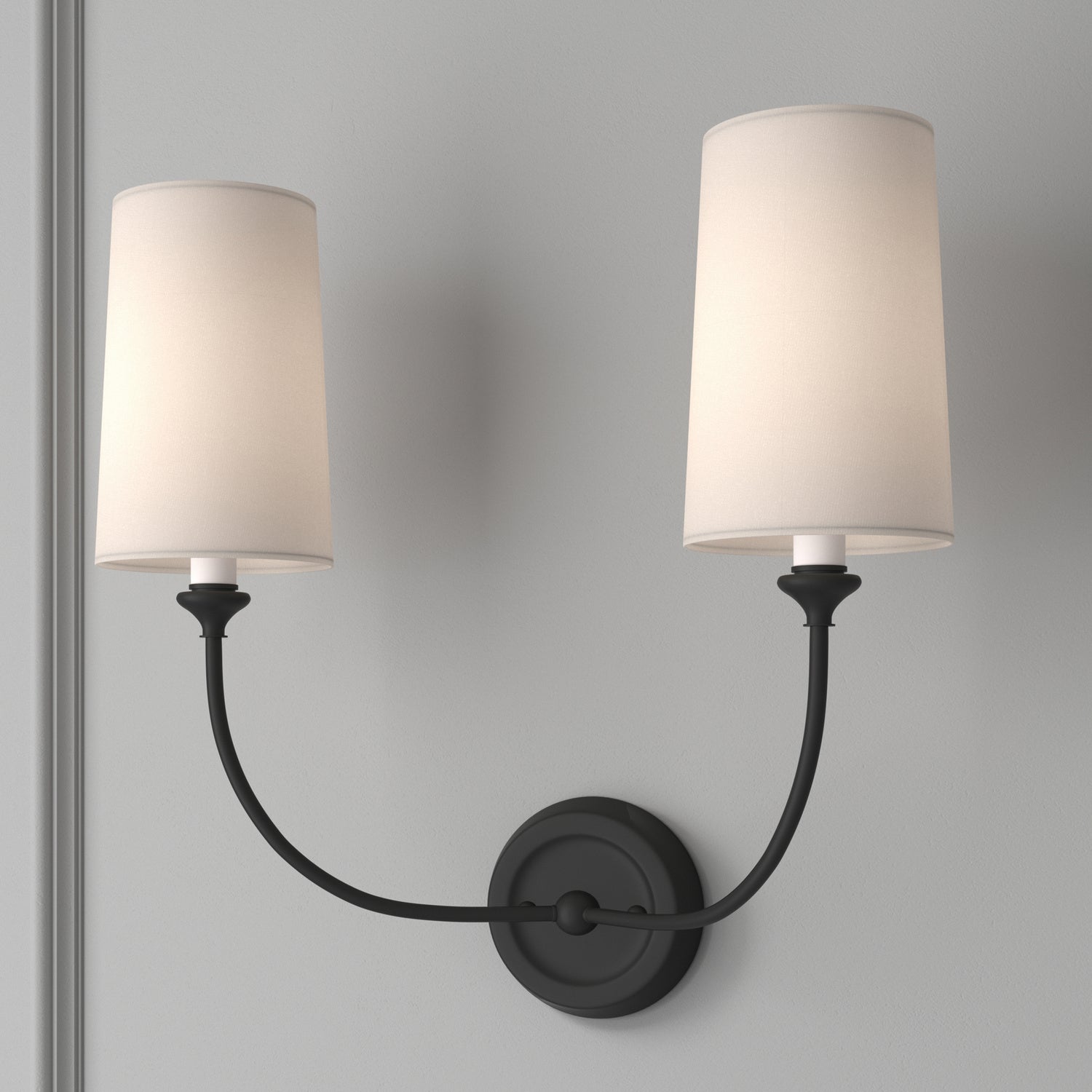 Crystorama - 2242-DB - Two Light Wall Sconce - Sylvan - Dark Bronze