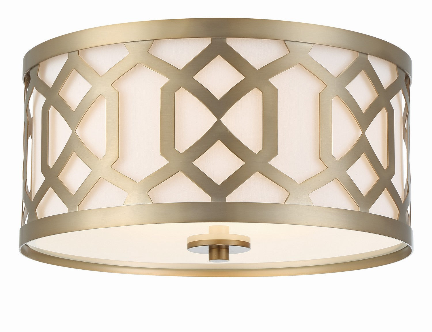 Crystorama - 2263-AG - Three Light Flush Mount - Jennings - Aged Brass