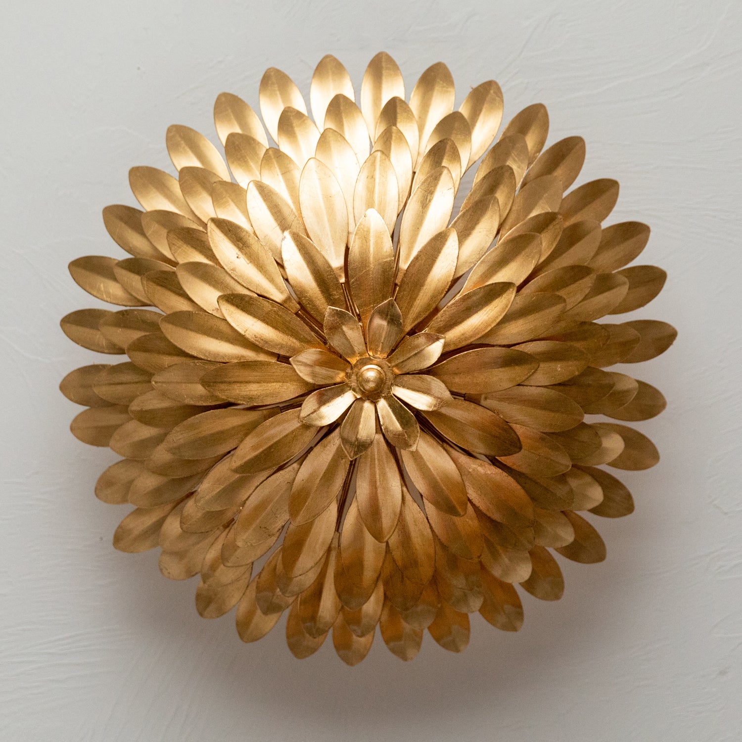 Crystorama - 505-GA - Four Light Semi Flush Mount - Broche - Antique Gold