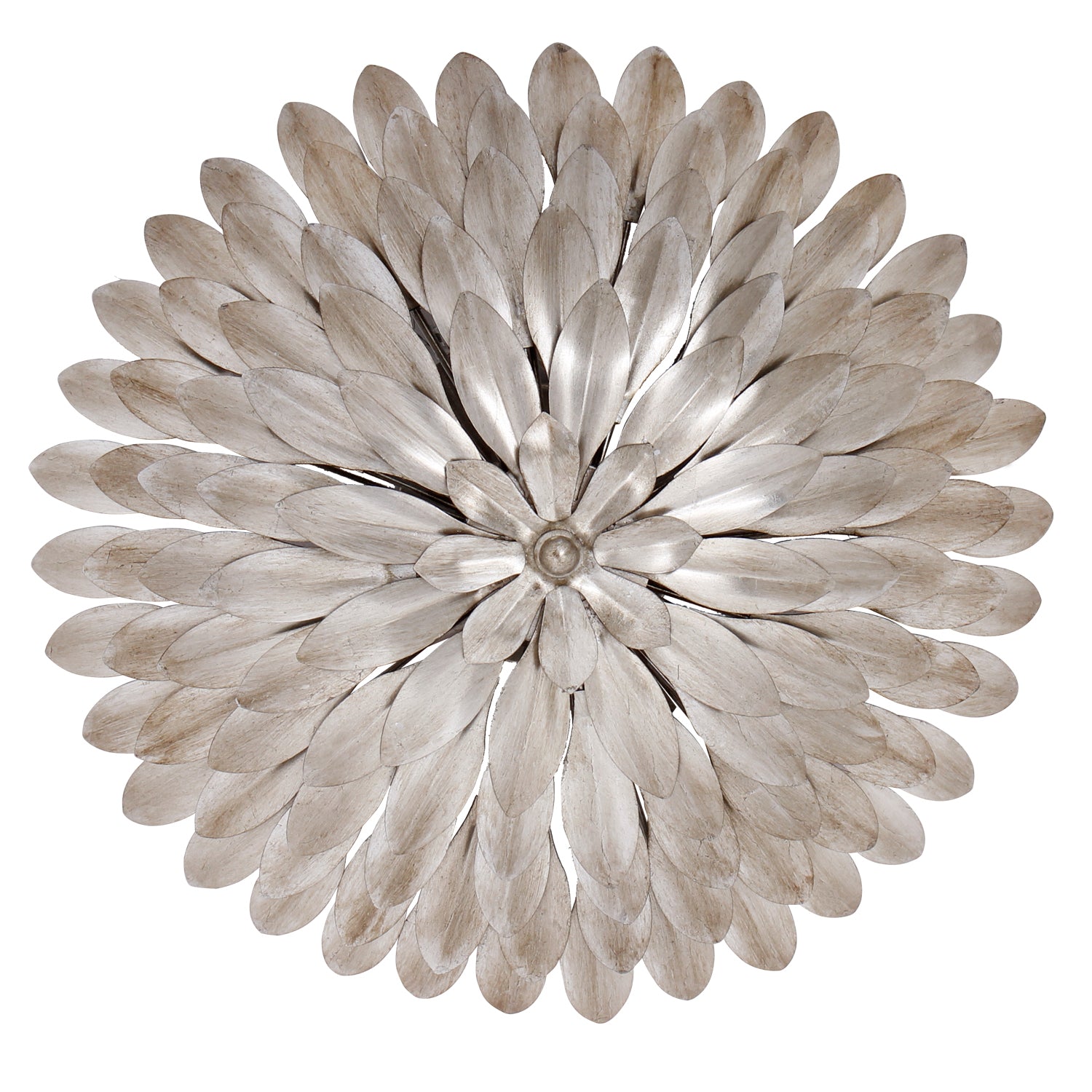 Crystorama - 505-SA - Four Light Semi Flush Mount - Broche - Antique Silver