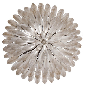 Crystorama - 505-SA - Four Light Semi Flush Mount - Broche - Antique Silver