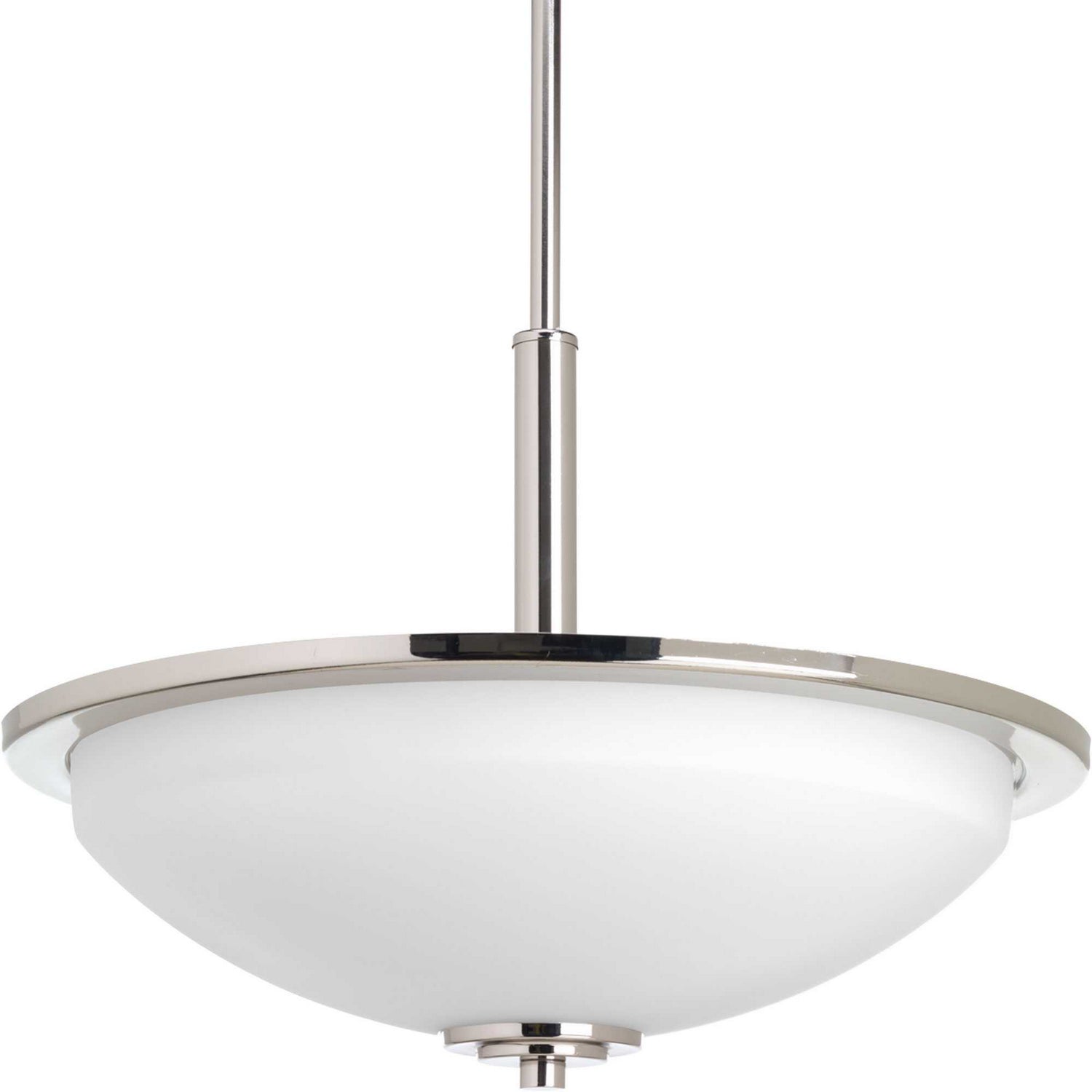 Progress Lighting - P3450-104 - Three Light inverted pendant - Replay - Polished Nickel