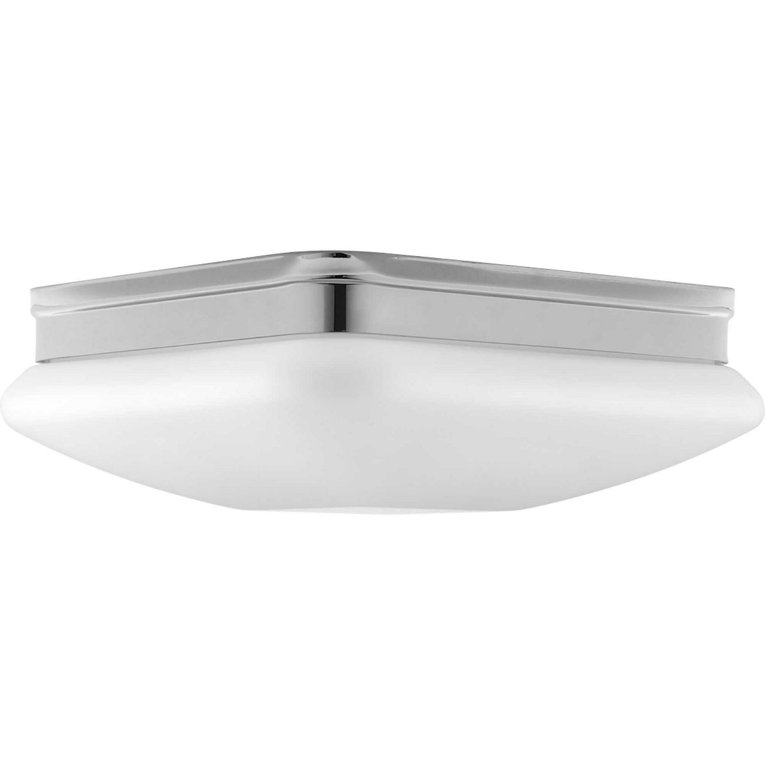 Progress Lighting - P3511-15 - Two Light Flush Mount - Appeal - Opal - Polished Chrome