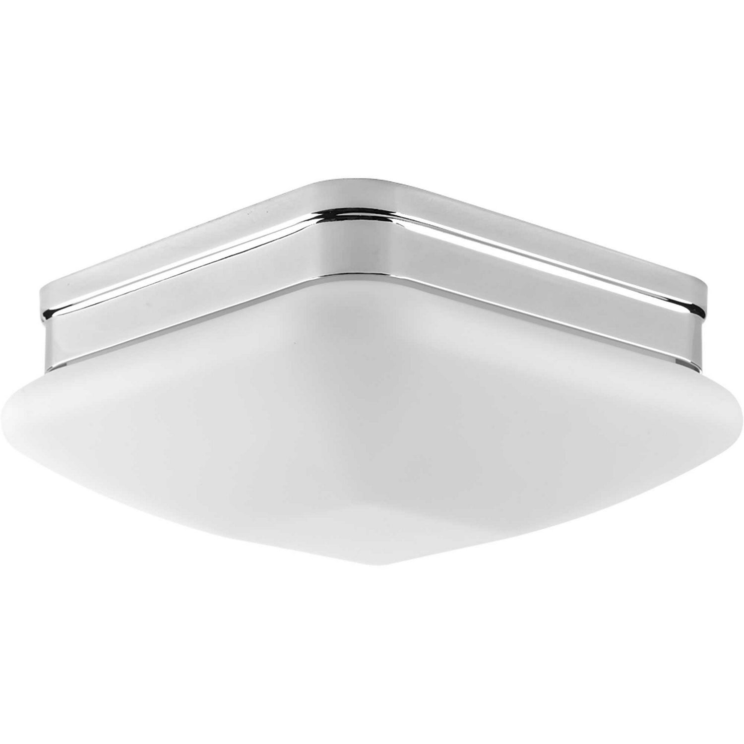 Progress Lighting - P3549-15 - Two Light Flush Mount - Appeal - Opal - Polished Chrome