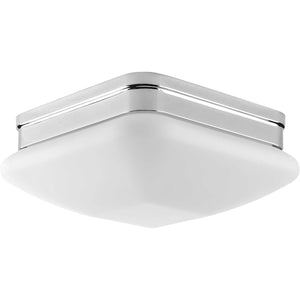 Progress Lighting - P3549-15 - Two Light Flush Mount - Appeal - Opal - Polished Chrome