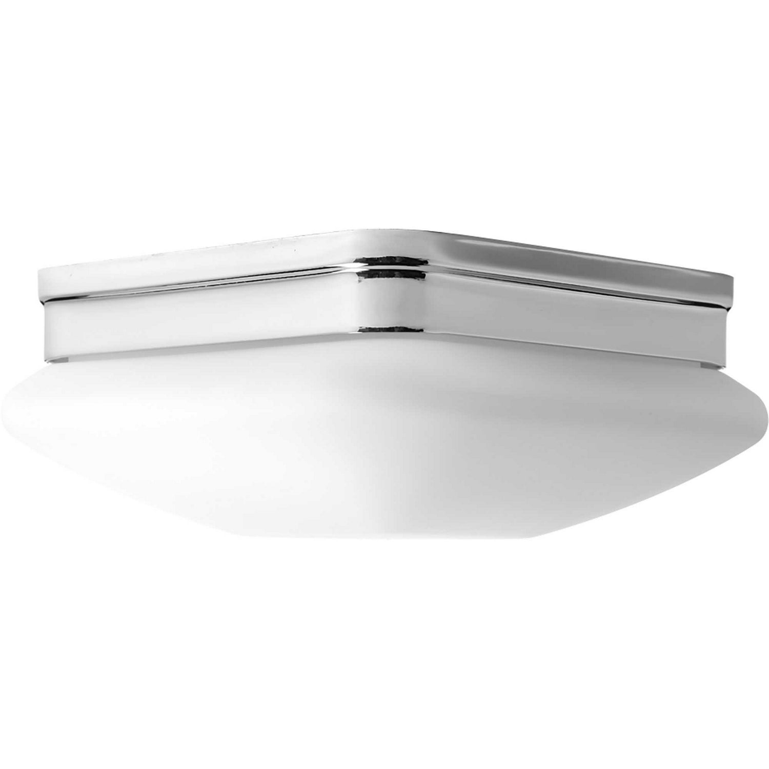 Progress Lighting - P3549-15 - Two Light Flush Mount - Appeal - Opal - Polished Chrome