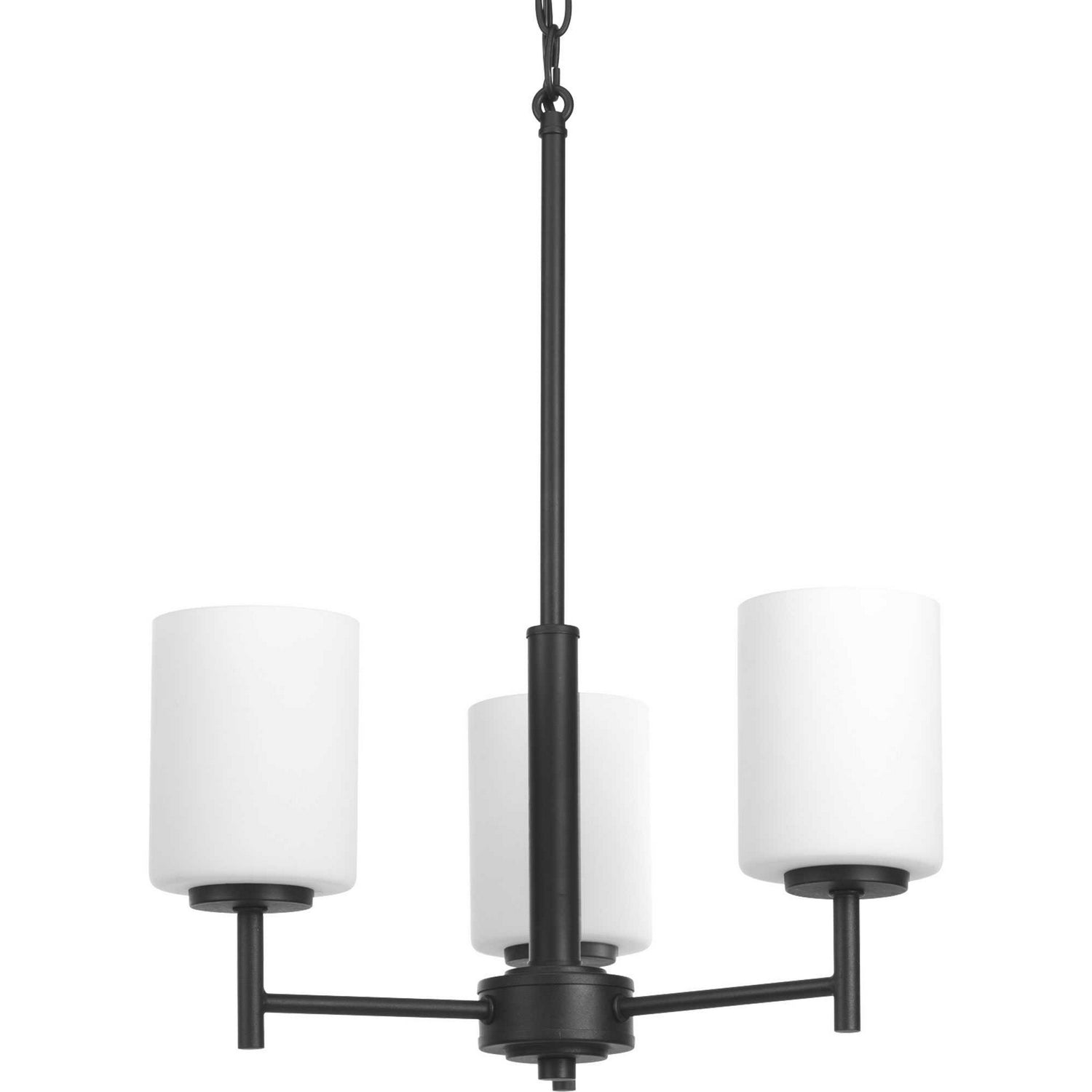 Progress Lighting - P4318-31 - Three Light Chandelier - Replay - Black