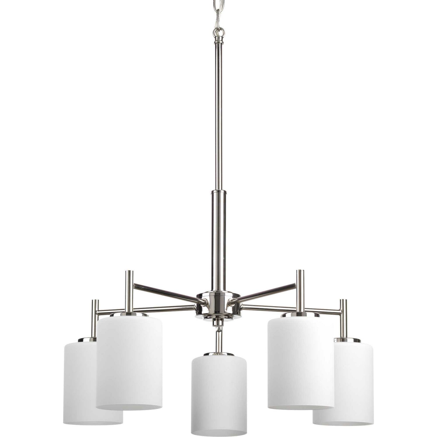 Progress Lighting - P4319-104 - Five Light Chandelier - Replay - Polished Nickel