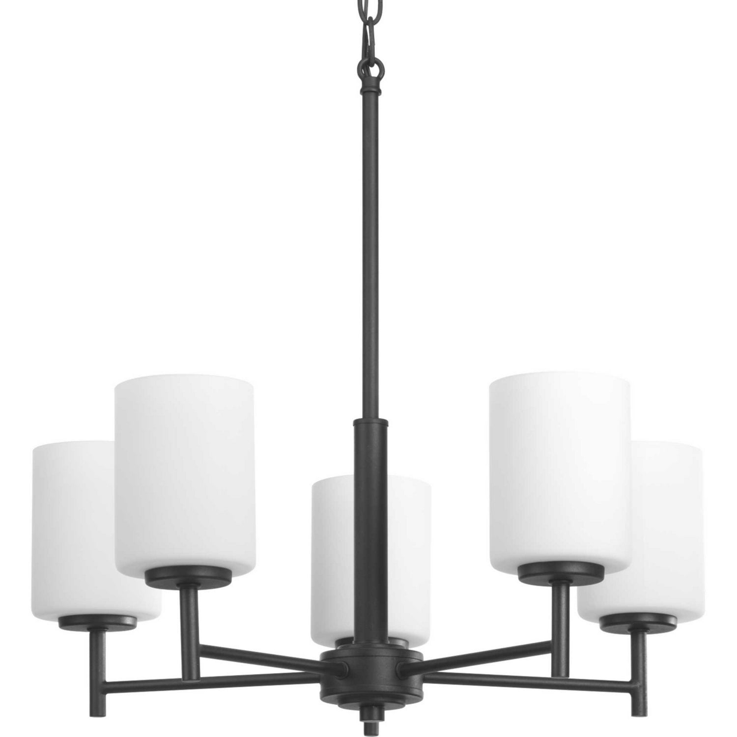 Progress Lighting - P4319-31 - Five Light Chandelier - Replay - Black