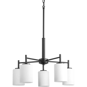 Progress Lighting - P4319-31 - Five Light Chandelier - Replay - Black